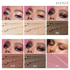 BROWN NEUTRAL Eyeshadow Stick Makeup 6PCS Set, Metallic Shimmer Matte Cream Eye Shadow Eyeliner Brightener Pencil Crayon - BROWN NEUTRAL