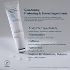 Re.SPN Peptide Firming Roller Eye Serum – For Puffy Eyes, Wrinkles & Dark Circles, Cooling Gua Sha Metal Applicator with Niacinamide, Vegan K-Beauty (0.67 fl oz)