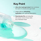 ANUA PDRN Hyaluronic Acid Capsule 100 Serum Mask, everyday glow korean sheet mask with Salmon PDRN, Hyaluronic acid, Collagen, Self home care facial mask for glass skin, Korean skin care (10EA)