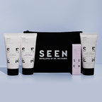 SEEN Curly On The Go Kit, Fragrance Free - Non-Comedogenic & Safe for Sensitive Skin - Curl-Defining Styling Hair Bundle - Anti Frizz - Heat Protectant