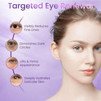 Retinol Under Eye Cream for Dark Circles & Puffiness – Anti-Aging Eye Cream for Fine Lines & Wrinkles, Hydrating Under Eye Cream for Men & Women, 1.06 Fl Oz