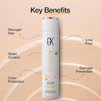 GK HAIR Vegan shampoo For Color And Keratin Treated Hair Prevent Fading Sulfate-Free Formula For your Daily Hair Care Routine| 10.1 fl oz