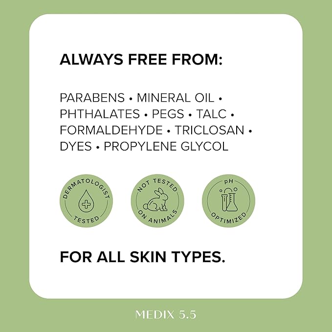 Medix 5.5 Men & Women Coconut Body Lotion + Manuka Honey Cream | Natural Coconut Oil Lotion | Moisturizer Cream Body Butter Skin Care Balm | Stretch Marks, Cellulite, & Dry Skin |15 Fl Oz