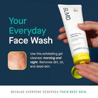 SLMD by Dr. Pimple Popper - Salicylic Acid Cleanser (4 fl oz) Exfoliating Gel Cleanser Face Wash Acne-Prone Skin - Face Wash Helps Reduce the Appearance of Blackheads & Whiteheads