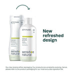 ATTITUDE Body Wash for Sensitive Skin with Oat, EWG Verified, Dermatologically Tested, Vegan, Fresh Apple Scent, 16 Fl Oz