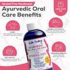Dale Audrey Ayurvedic Organic Oil Pulling for Teeth and Gums | Oral Rinse Alcohol Free Mouthwash Essential Oils for Bad Breath | Healthy Gums Teeth & Fresh Breath (8 Fl Oz (Pack of 3), Variety Pack)