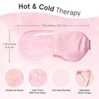 grace & stella Eye Wrinkle Pads and Patches - Cooling Eye Mask for Puffiness - Ice Mask - Gel to Reduce Wrinkles, Dark Circles, Eyebags, Migraines - Hot & Cold