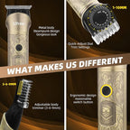 Ufree Beard Trimmer for Men, Electric Razor Shaver, Cordless Hair Clipper Shaving Kit for Mustache Body Nose Ear Hair Facial, Adjustable Beard Grooming Kit Birthday Gifts for Men