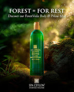 SPA CEYLON ForestVeda - Calming Body & Pillow Mist, Aromatherapy Stress Relief, Natural - Organic, Natural Body Mist & Room Spray 100ml