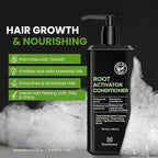 Root Activator Conditioner for Men and Women: Hair Growth Conditioner for Hair Loss and Thinning Hair - Smoothes, Nourishes & Fortifies Hair for Healthier Look- 10.1 fl oz / 300 mL
