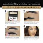 Lilly Lashes 2-in-1 Eyeliner and Lash Adhesive, Black, Waterproof, Long-lasting