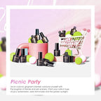 ROSALIND Cat Eye Gel Nail Polish, 8 Color Jelly Gel Polish with Magnet Stick Magnetic Cateye Translucent Effect Sheer Glitter Collection Manicure Gifts for Women