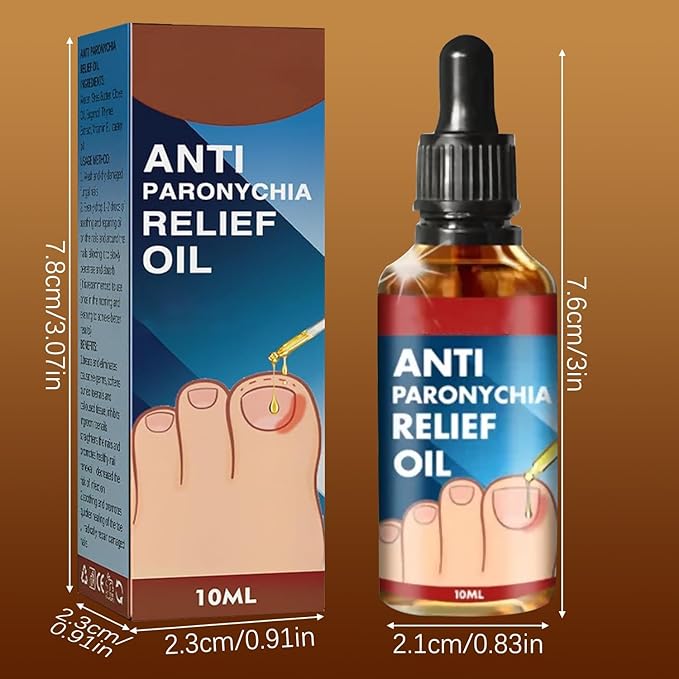 2PCS Paronychia Nursing Oil, German Toenailcare Anti Paronychia Relief Oil, Repair for Damaged Discolored Thick Nails