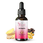 Hair Growth Oil - Ginger Scented, Pink, Unisex Adult, Promotes Thick Long Hair Growth, Suitable For All Hair Types, Vegan & Cruelty-Free