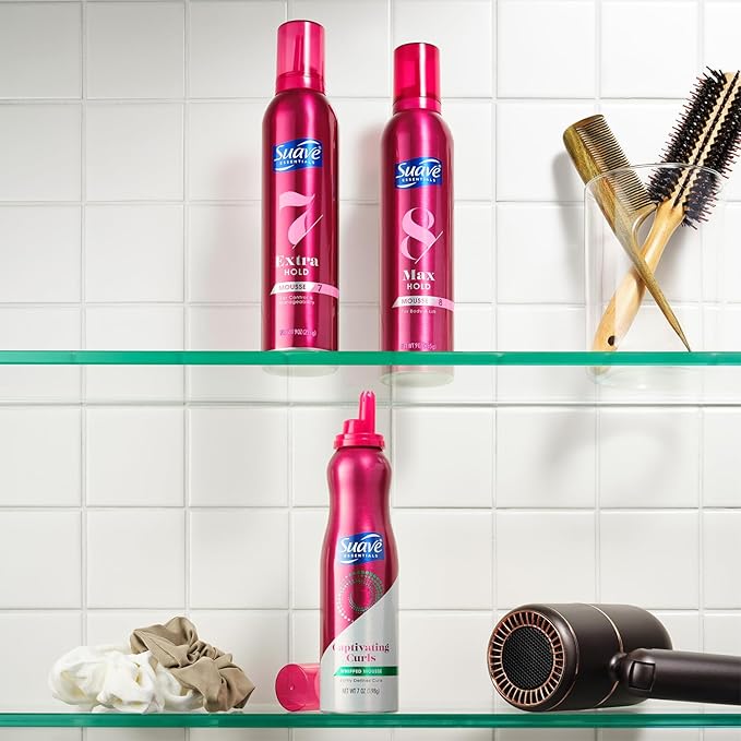 Suave+ Hairspray, Max Hold Bundle – Unscented Hairspray + Scented Non-Aerosol Hair Spray, 11 Oz Ea (2 Piece Set)