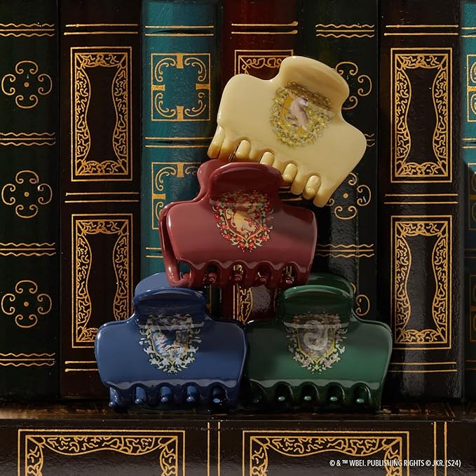 Harry Potter x Kitsch Big Hair Clip for Women - Strong Grip for Secure Updos | Stylish Jumbo Claw Clip | Durable Hair Accessories for Everyday Use | Ideal Harry Potter Gifts for Women – Slytherin, 1pc