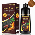 Blonde Brown Hair Dye Shampoo 3 in 1, Instant Hair Color Shampoo for Women Men, Natural Color Shampoo Hair Dye, Grey Hair Coverage in Minutes, Herbal Formula (17.6 FL OZ)