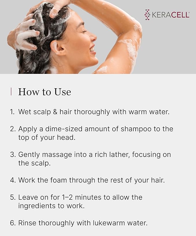 Invigorating Shampoo - Hair Growth Shampoo for Women & Men with Human Stem Cell Extract – Cleanses, Strengthens & Moisturizes to Support a Healthier Scalp & Fuller-Looking Hair - 8 oz