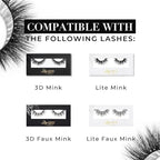 Lilly Lashes Power Liner Eyelash Glue for False Lashes | Clear Lash Glue | Quick Dry, Waterproof, Lash Adhesive | Vegan & Cruelty Free