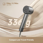 Dreame Glory Mix High-Speed Hair Dryer, Dual Voltage, 3 Magnetic Nozzles, Perfume Infusion, Customized Fragrant Drying, NTC Control, 300M Negative lons, 110,000RPM Motor, 336g Lightweight, Black