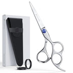 Suvorna 3-Hole Hair Scissors Professional - Right-Hand Barber Scissors for hair cutting - Hair Cutting Scissors to cut Hair - Hair shears for hair cutting - Hair shears for women and men