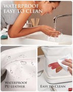 Initial Gifts for Women, Makeup Bag for Women, Bridesmaid Engagement Gift for Her Travel Toiletry Bag Make Up Bag Pouch for Purse Bridal Shower Gifts for Engagement Wedding Bridesmaids Gift