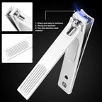 FAMILIFE Manicure Set, Professional Nail Kit Nail Clipper Set, 12PCS Stainless Steel Manicure Kit, with Brown Leather Travel Case Luxury Gifts for Him