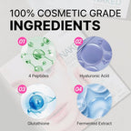 FRANZ - UV Patch UPF 50+ Sun Protection for Daily Outdoor Activities - Breathable Lightweight Comfortable - Peptide for Radiance, Wrinkles, Anti-Aging - 5 pairs