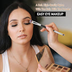 2Pcs Eyeshadow Brush Eye Makeup Brush Professional Blending Eyeshadow Makeup Brushes for Concealer Eyebrows Eyeliner Soft Hairs Makeup Tool