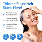 Biotin Hair Growth Shampoo and Conditioner Set - Sulfate Free, Deep Conditioner for Dry Damaged Hair - Made in USA (4 oz)