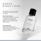 Alex Costa Hydrating Argan Oil Daily Hair Serum by Forte Series Sulfate Free Argan Hair Oil for Men Hair Serum for Dry Damaged Hair, for Styling Hair (75 ml / 2.5 oz)