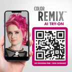 got2b Color Remix Semi-Permanent Hair Color, Shocking Pink 093, Customizable Temporary Hair Dye to Create A Vibrant or Pastel Shade, Easy At-Home Application, Lasts Up to 15 Washes