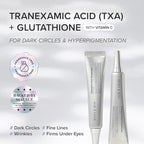 Mary&May Glutathione Eye Cream Special Set - Powerful Antioxidant, Reduces Dark Circles in the Eye, Improve Uneven Skin Tone with Vitamin C, 1.01 oz.+ Mini 0.4oz 2 Pack