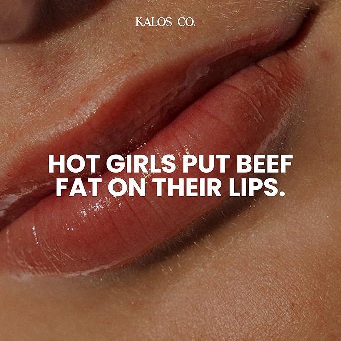 Tinted Lip Oil with Tallow & Lanolin – Hydrating Balm-Gloss Hybrid with Cherry Seed Oil & Castor Oil – Natural Mineral Pigments, Nourishing Moisture, Non-Sticky Shine (5 Shades) (Cherry)