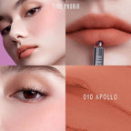ORBITA LIP AND CHEEK BLURRING POT | Lip & Cheek Tint with Soft Velvety Mud Texture, Blur Matte Finish Lipstick, Featherlight, Multi-Use Makeup, Buildable Color, Long-Wearing (010 Apollo)