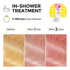 Semi Permanent Hair Color - 6 oz Color Depositing Conditioner with Shea Butter & Almond Oil- Color Conditioner Depositing Hair Mask - Vegan, Paraben, Ammonia & Sulfate Free -Pink