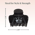 Kitsch x Star Wars Darth Vader Glitter Medium Hair Clip for Women – Dark Side Galaxy-Inspired Claw Clip | Recycled Plastic, Strong Secure Grip | Ideal Gifts for Women, Hair Accessories for Girls