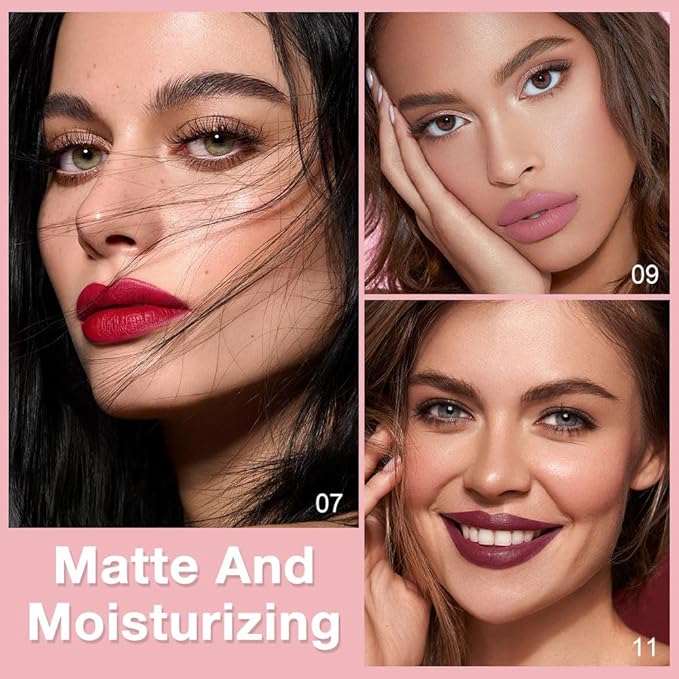 evpct 12Pcs Retractable Lip Liners Pencils Set Pack for Shaping & Sculpting Lips, Mauve Maroon Red Orange Nude Coffee Brown Plum Taupe Creamy Matte Gel Lip Liner Lipliners Pencil delineador de labios