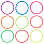 Expressions 216-Piece Hair Elastics Value Pack - 4mm Neon Ponytail Holders for Women, Durable No Metal Bands for Thick, Curly, and All Hair Types