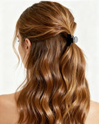 MAORULU 2 Pack Mini Acetate Hair Claw Clips – 1.6 Inch Small Durable Hair Clips for Women & Girls, Strong Hold Tiny Jaw Clips for Bangs & Half Up Hairstyles (Black)