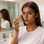 FUNAN Self Tanning Applicator Kit with Tanning Glove for Self Tan Mitt, Back Lotion Applicator, Mini Mitt and Ultra Soft Self Tanner Brush Bamboo Kabuki Brush, Brown