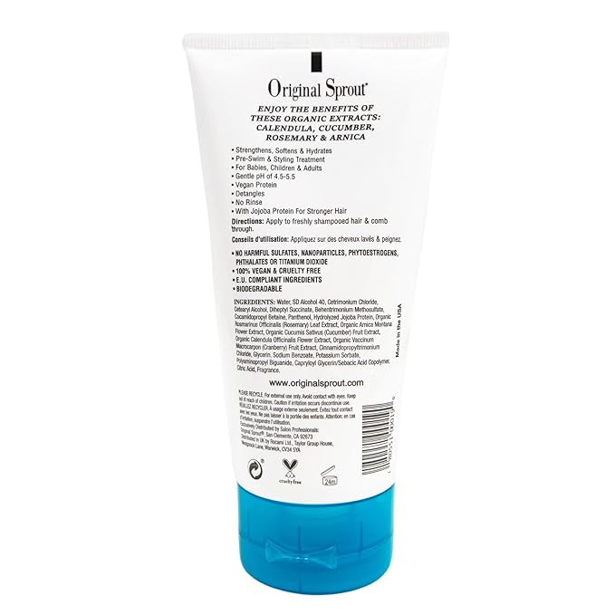 Original Sprout Leave-In Conditioner and Pre-Swim Treatment for All Hair Types, 4 oz. Bottle