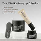 YouthVibe Lip Sleeping Mask Overnight Moisturizing - 5% Volufiline, Squalane, Shea Butter, PDRN & Collagen Hydrating Lip Mask for Dry, Flaky Lips