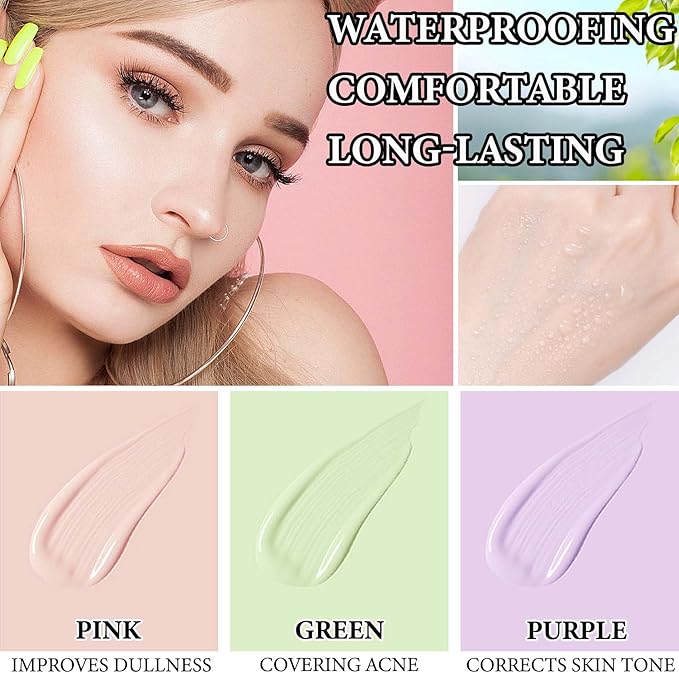 1 Pcs One Step Color Corrector,Natural Isolation Cream,Face