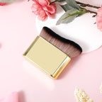 DIVINA VITAE Self Tan Brush Soft Body Makeup Brush Portable Self Tanning Brush Self Tanner Face Brush For Body & Leg Makeup（Gold）
