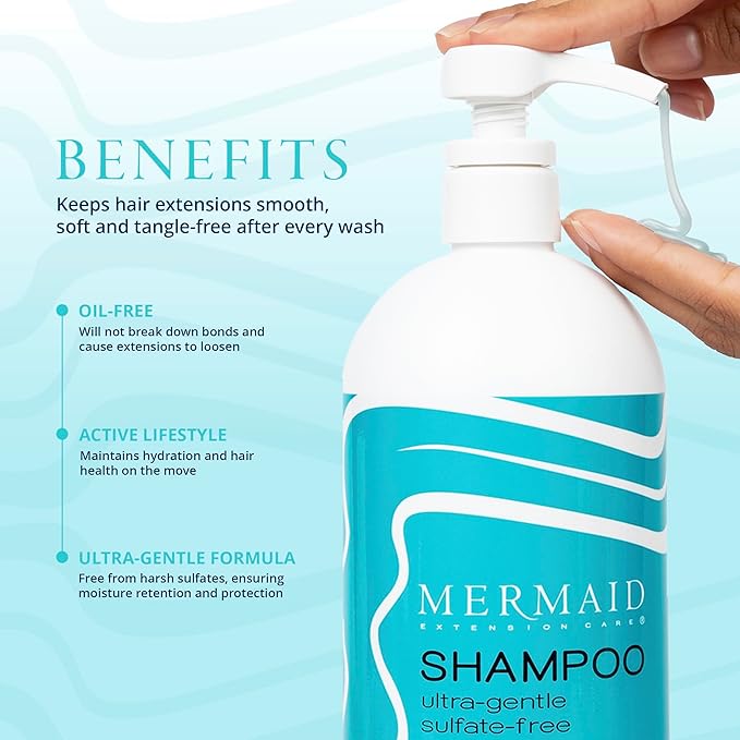 Shampoo and Conditioner Travel Duo, Sulfate-Free, Cruelty-Free Extension-Safe for On-The-Go Hair Care, 3.4 fl oz