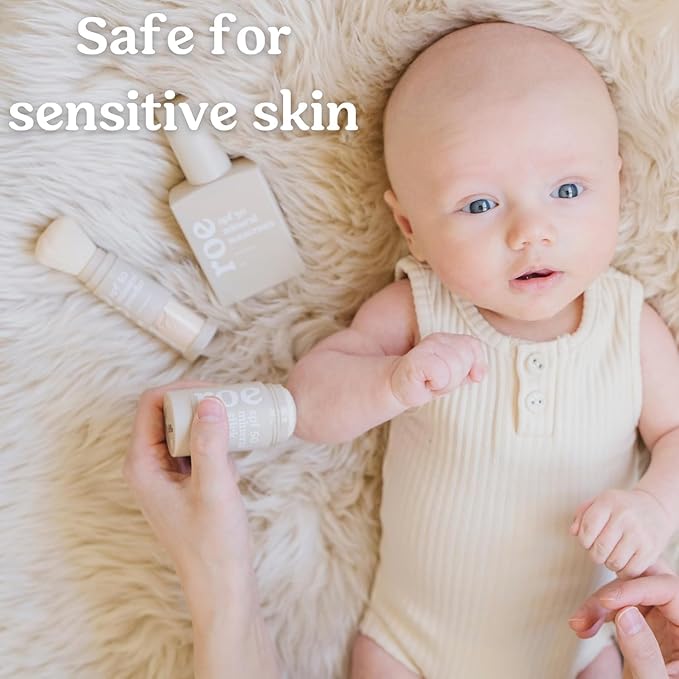 Roe Wellness- Kids Sunscreen Stick For Face & Body Sun Protoction | Reef Safe, Clean Ingredients (SPF 50 Roll-on Stick)