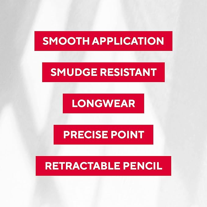 Mirabella Line & Define Lip Definer Lip Pencil, Smoothing & Moisturizing Retractable Lip Liner with Long-Lasting & Ultra-Creamy Formula, Antioxidants Vitamin C & E, & Built-In Sharpener - Flirty