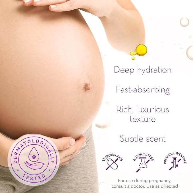 Cicatricure Cica Oil for Stretch Marks & Scars, Visible Results in 4 Weeks, Pregnancy Must-Haves Body Oil with Vitamin E, Stretch Mark Oil, Scar Treatment with Botanical Ingredients, 6.7 fl oz