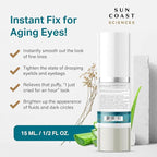 Sun Coast Sciences - Complete Eye Serum by Dr. Mark Rosenberg for Wrinkle Reduction, Dark Spot Fading, and Under-Eye Bags Treatment (Pack of 6)